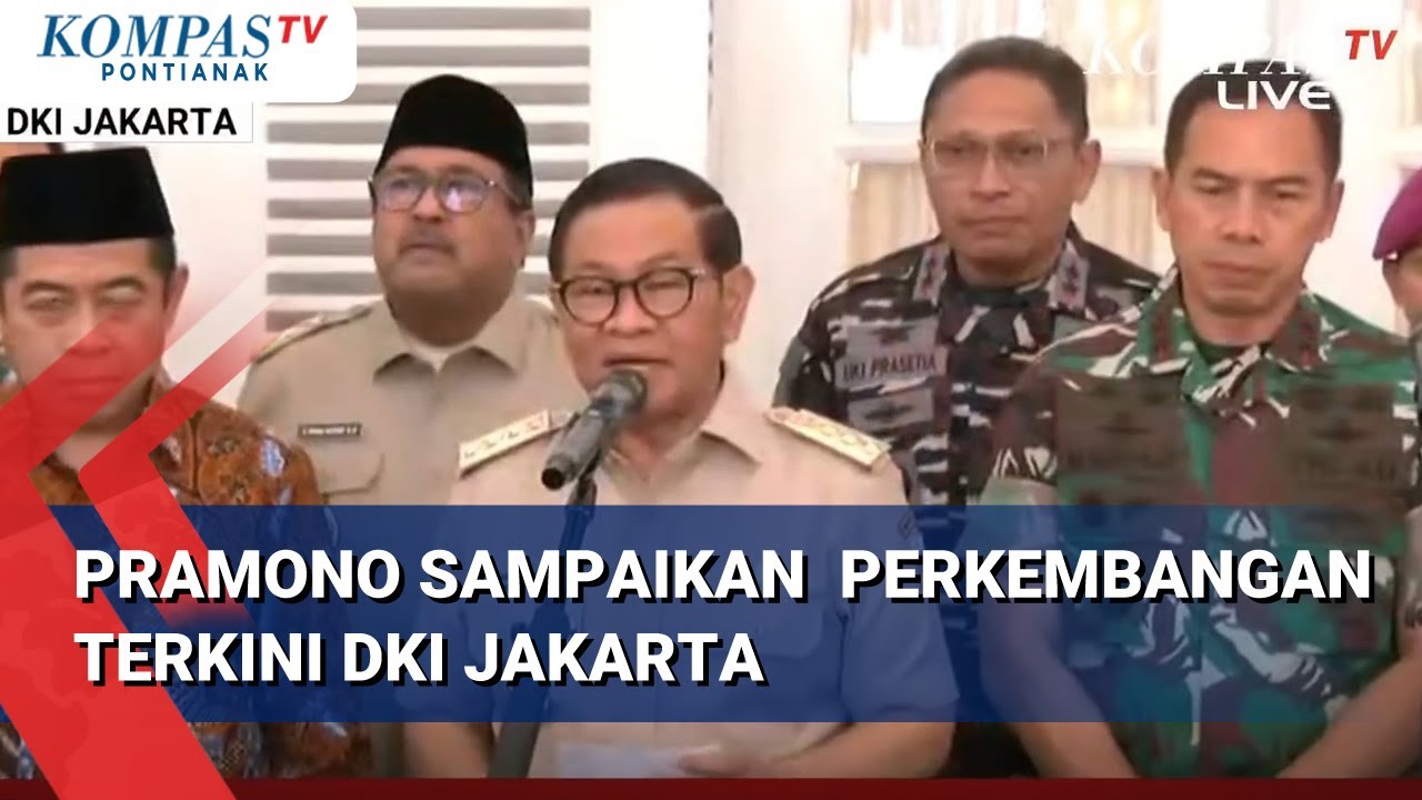 Gubernur DKI Jakarta Pramono Anung Sampaikan Situasi Terkini DKI Jakarta