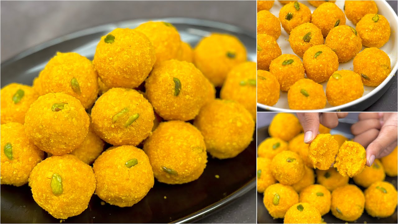 ২ কাপ বেসন দিয়ে মিষ্টির দোকানের মত মতিচুর লাড্ডু যে কেউ তৈরি করতে পারবে | Besan Motichur laddu