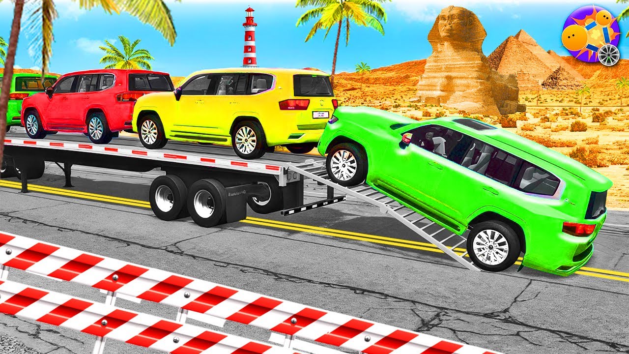 Big Truck vs Speed Bumps – Massive Truck Physics Crashes (BeamNG.Drive) #7 🚛