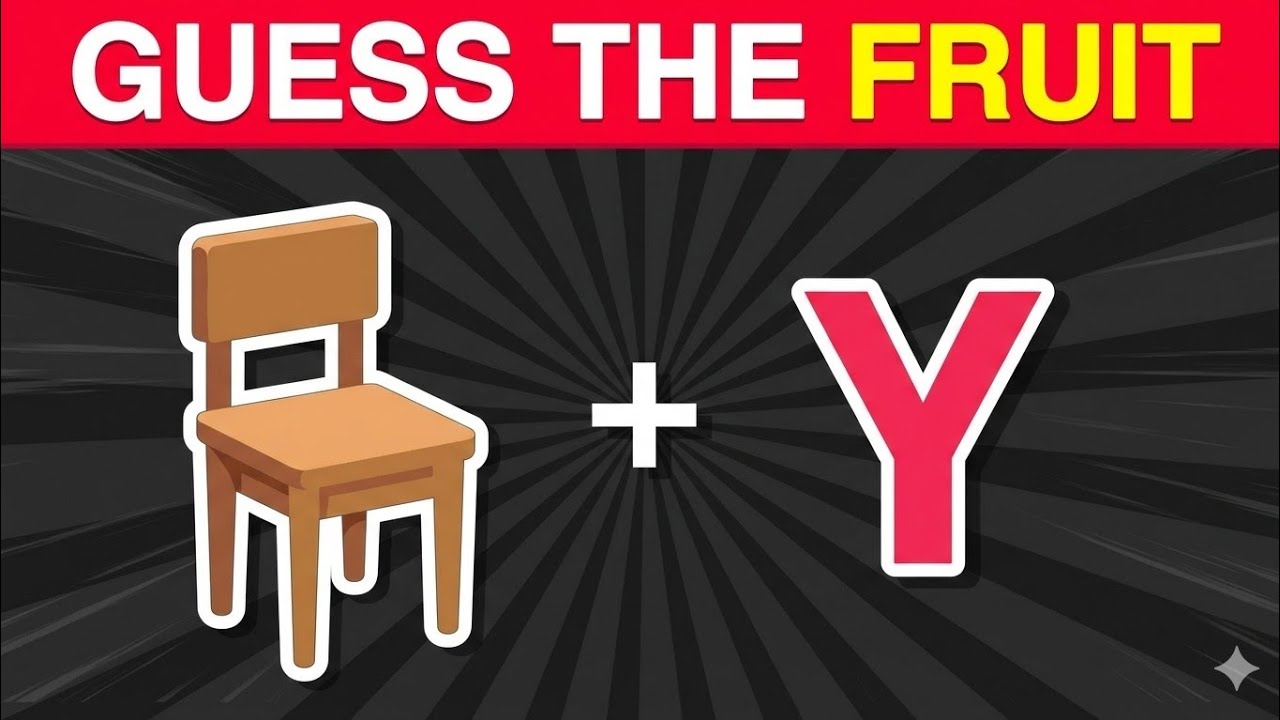 Can You Guess The FRUIT by emojis? | Compound Words Edition