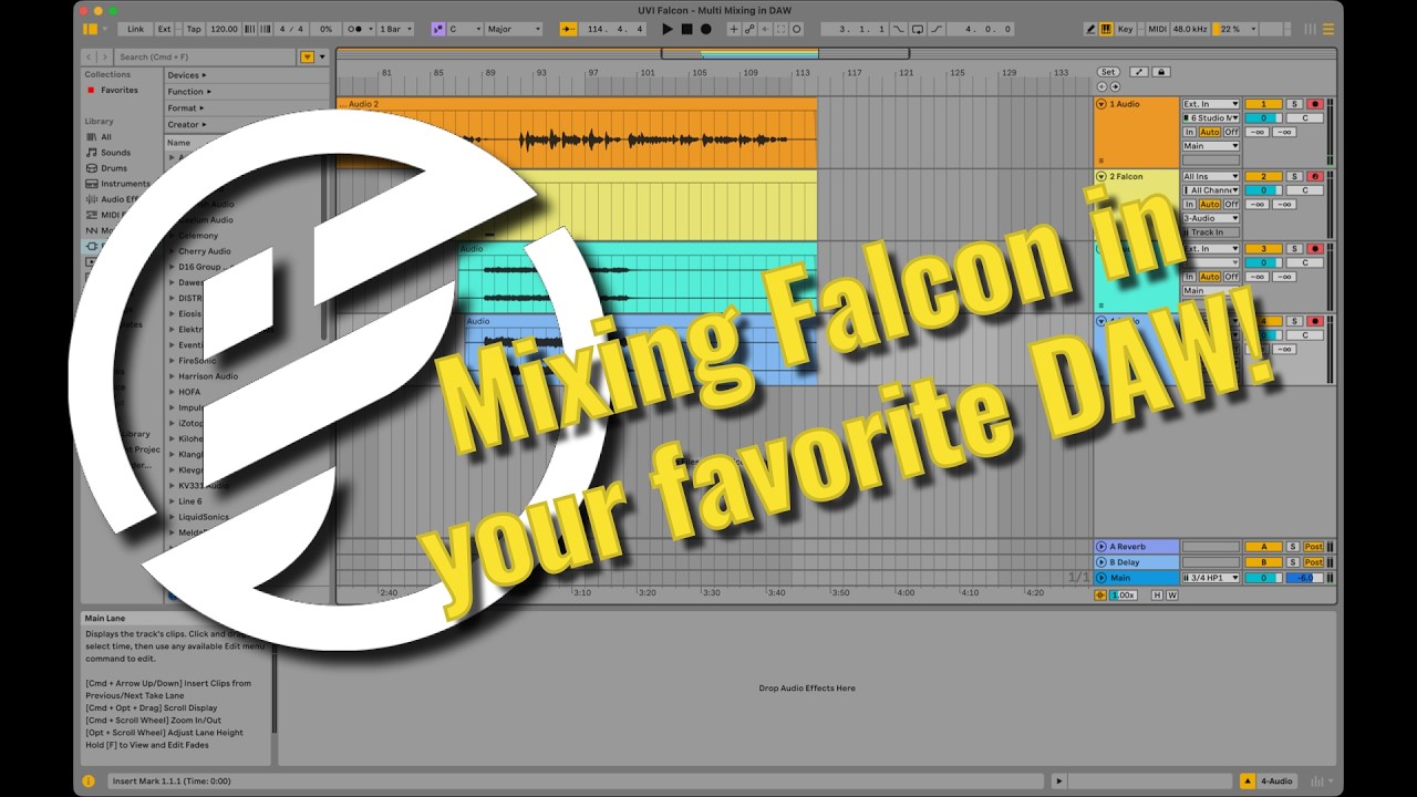 UVI Falcon   Multi Mixing in DAW
