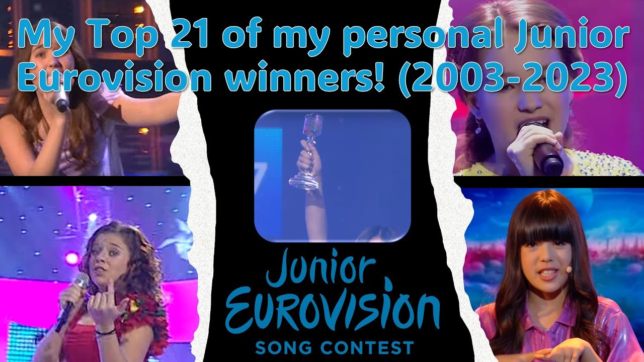 MY TOP 21 of MY PERSONAL Junior Eurovision Winners! (2003-2023) | JESC
