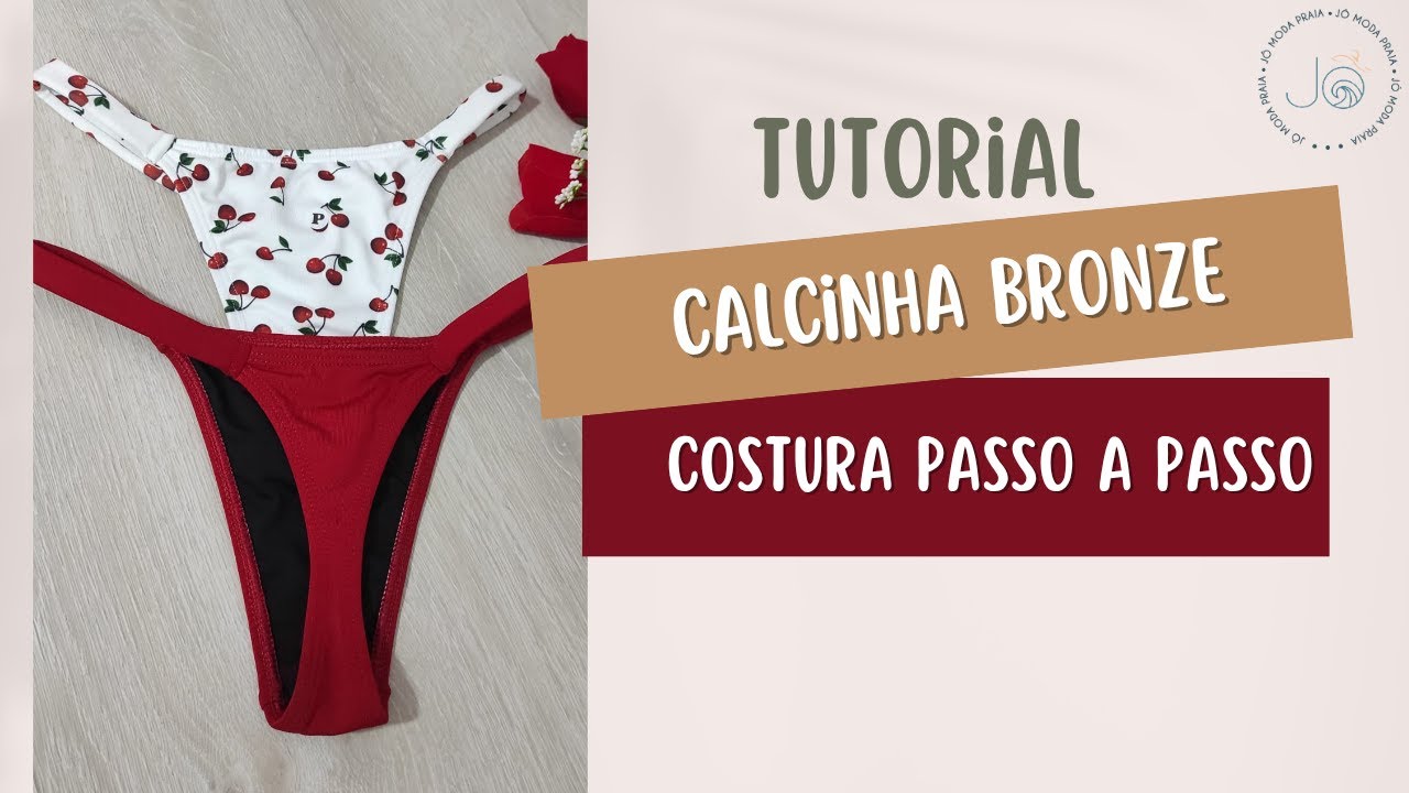 Como fazer calcinha de biqu&iacute;ni modelo bronze