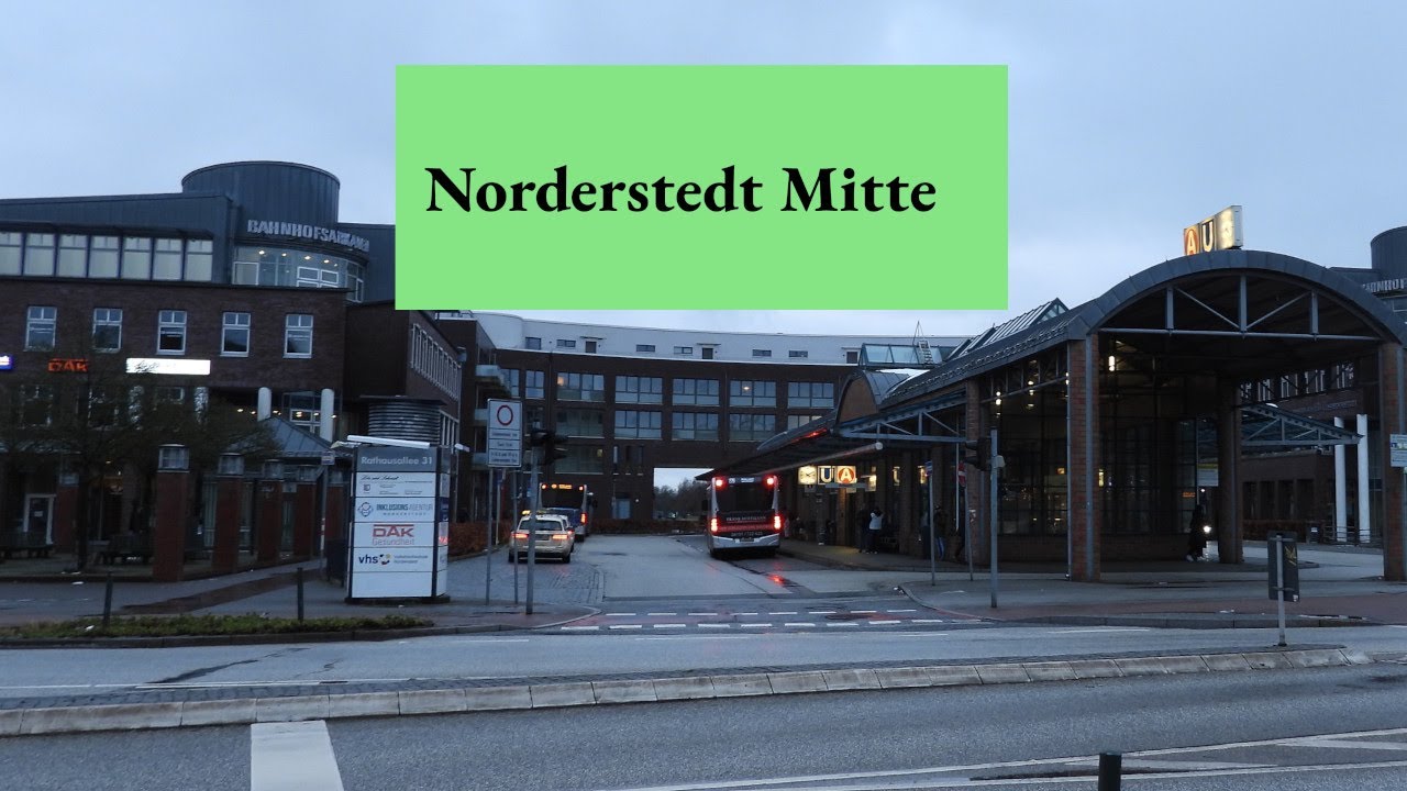 Norderstedt - Geschichte und Raumplanung (Bahnhof Norderstedt Mitte/Alsternordbahn)