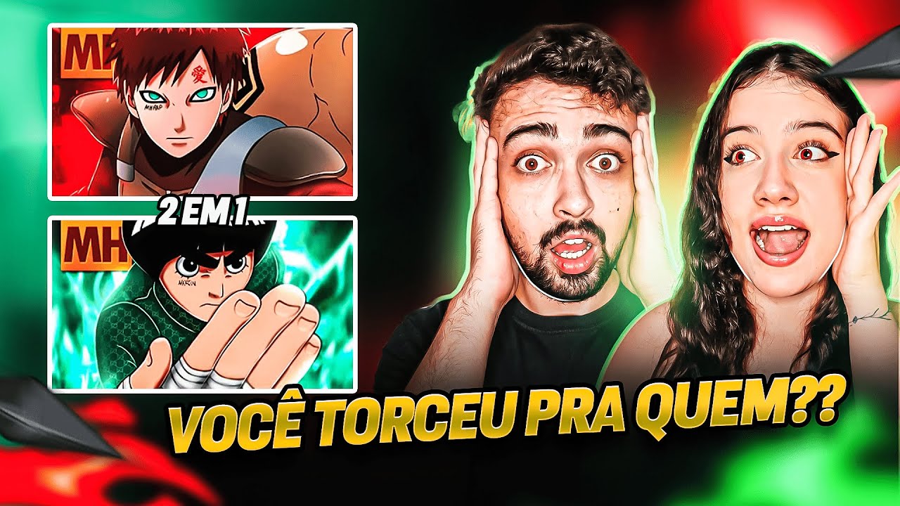 2 em 1 Tipo Rock Lee☘️ + Vibe Gaara⌛| MHRAP (Naruto) React