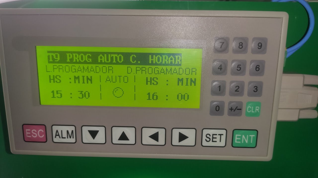 Setando valor de tempo no Clp através da Ihm.