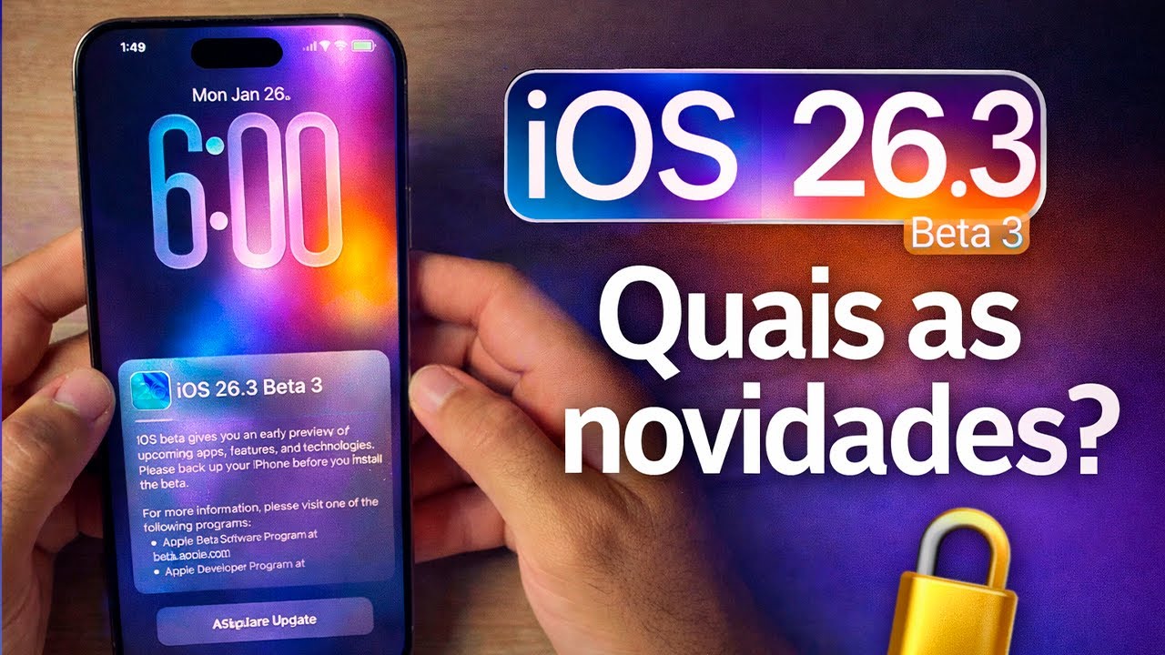 iOS 26.3 Beta 3: o que muda de verdade (sem enrolação)