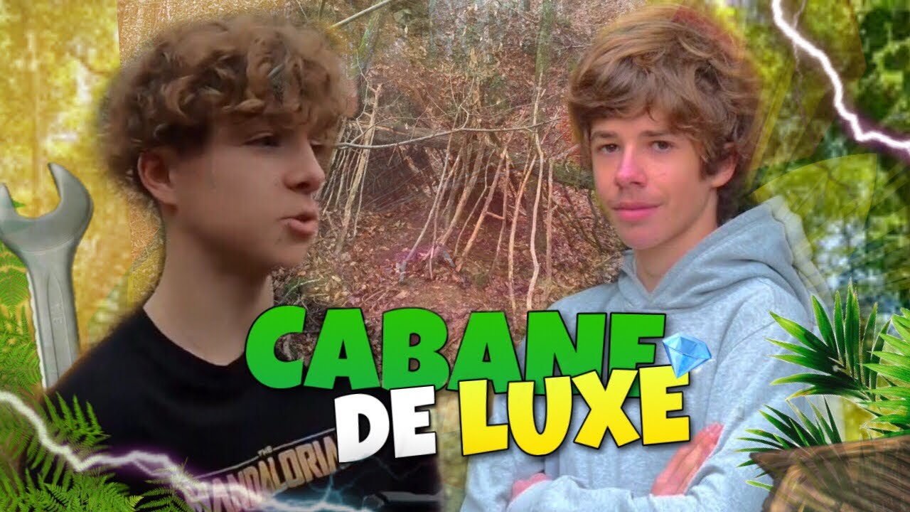 2H POUR CONSTRUIRE UNE CABANE DE LUXE ! QUI VA GAGNER ?! (ft.Victor)