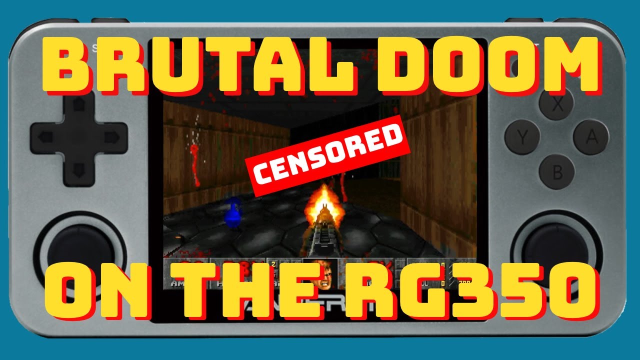 Brutal DOOM on the RG350 devices