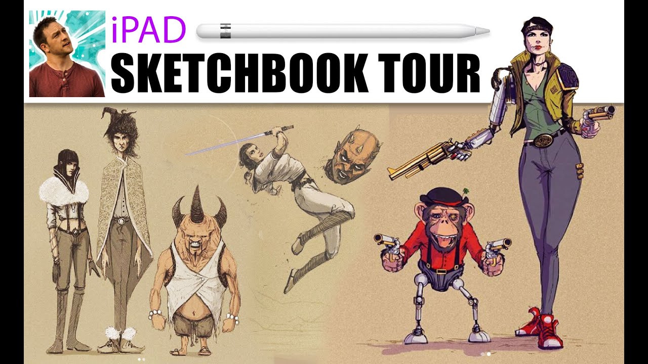 Sketchbook Tour: Star Wars, Wizards and Thor vs Superman