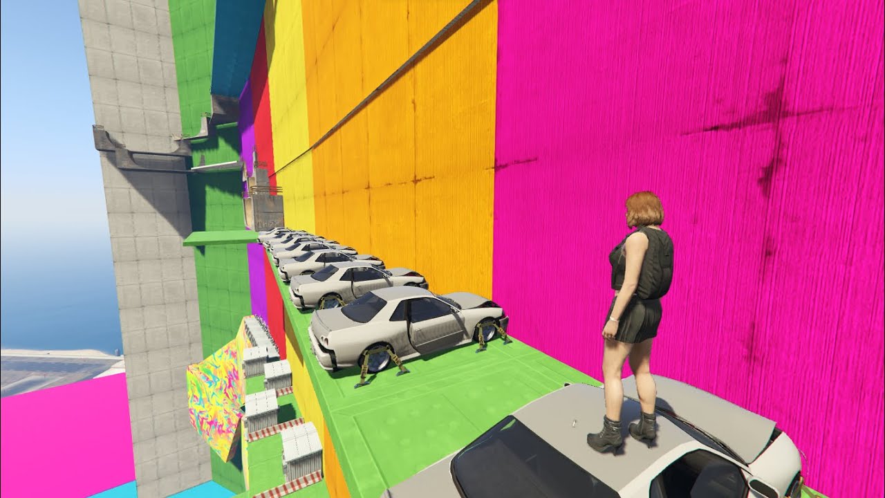 GTA Online - Foot Parkour Motel - Gameplay