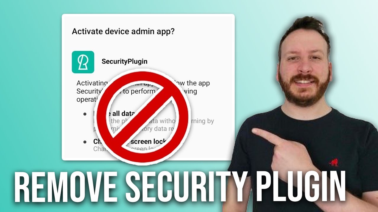 Как удалить плагин безопасности на телефоне Android