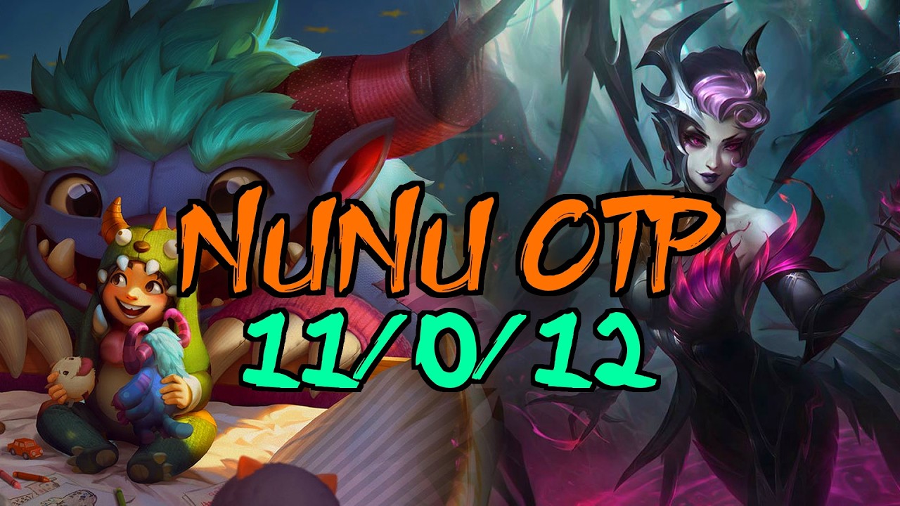 Nunu OTP vs Elise Jungle 11/0/12 💎 Perfect Game | EUW Grandmaster 1083LP