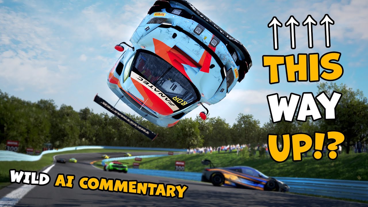 Wild AI Commentary in Sim Racing!