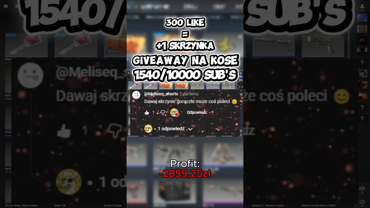 GIGA G&Oacute;W...no? 🧐🤔 #csgo #cs2 #counterstrike #case #opening #caseopening #giveaway #shorts #dc #gamba