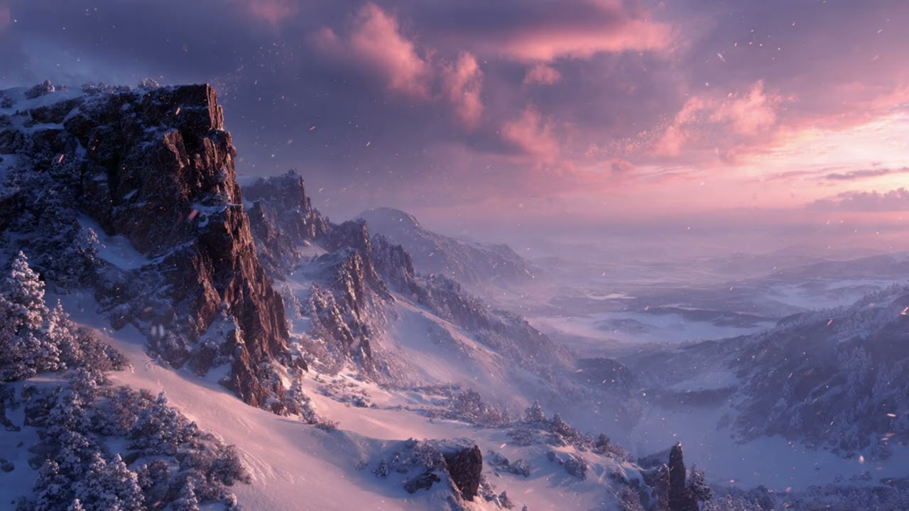 Epic Winter Landscapes & Northern Lights | TV Frame 4K Nature Wallpaper Ambience