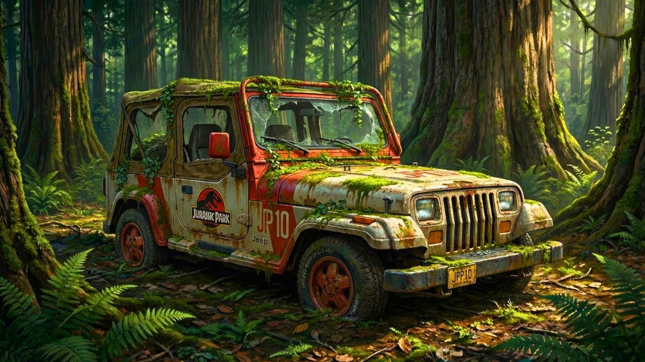 1992 Jeep Wrangler YJ from Jurassic Park — Complete Restoration from Abandonment