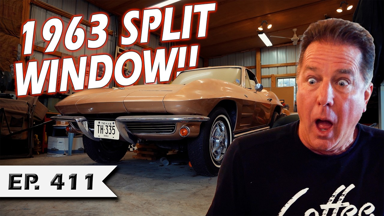Находка в сарае: Corvette Split Window 1963 года выпуска!!