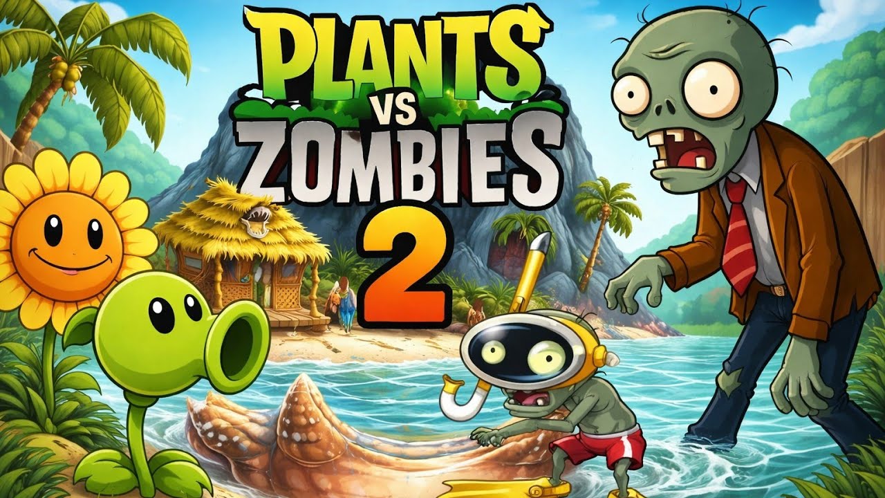 BIG WAVE BEACH | DAY 11 & 12 | PLANTS VS ZOMBIES 2 | ADVENTURE 