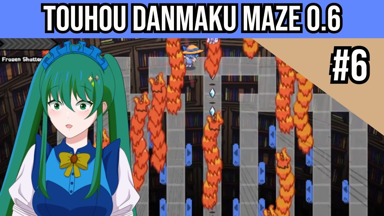 Зачем вы сожгли свою библиотеку?! (Touhou Danmaku Maze)