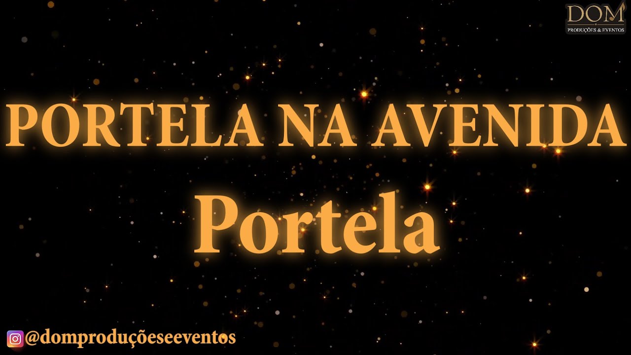 Samba-Okê - Portela - Exaltação À Portela - Portela Na Avenida - Karaokê