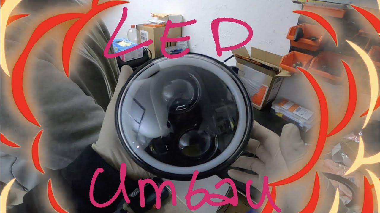 Front Umbau an der Virago | LED Scheinwerfer & Blinker | @Bananapolice@Santronic