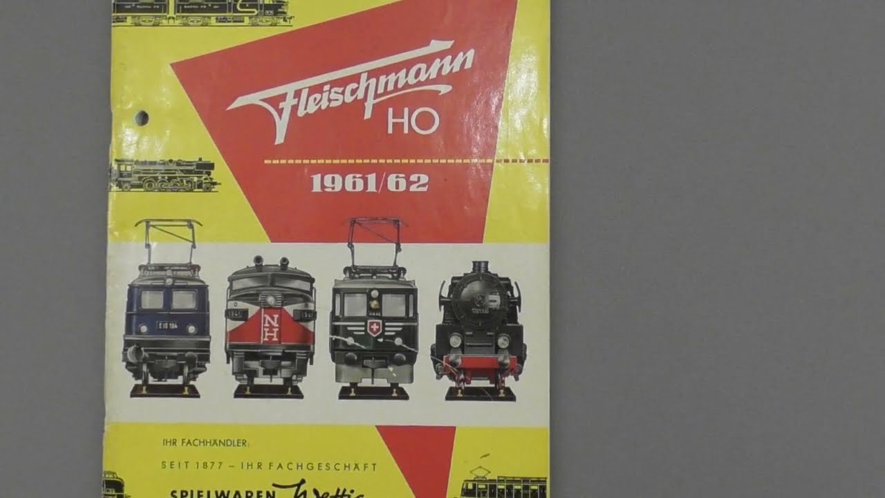 Die Verzweiflung des Modellbahners - Der Fleischmann Katalog 1961