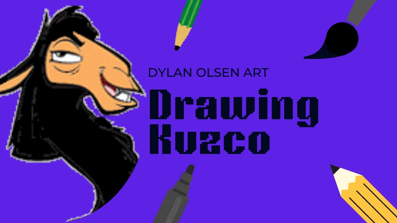 How to Draw Kuzco (Disney’s The Emperor’s New Groove)