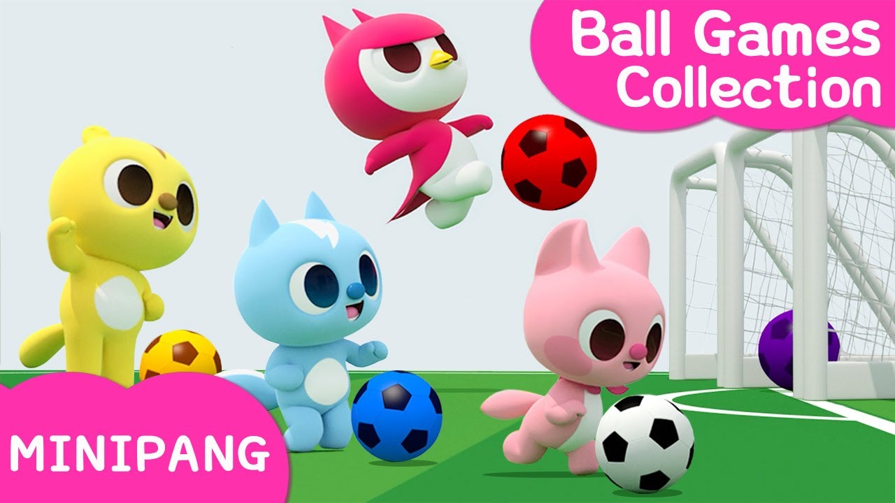 Learn colors with MINIPANG | 🏀 Ball Games Collection | MINIPANG TV 3D Play