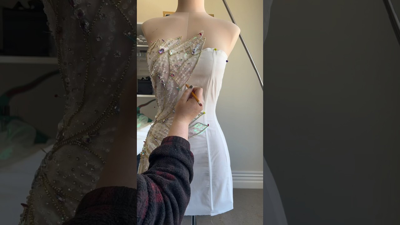 Making a fairy dress! 🧚🏼&zwj;♂️
