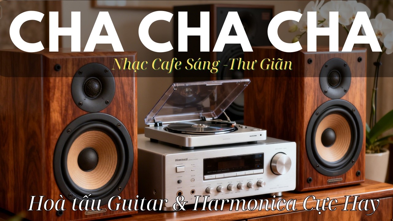 Cha Cha Cha Hoà Tấu Guitar & Harmonica | Nhạc Khiêu Vũ Latin Lãng Mạn Cực Chill Cho Cafe & Thư Giãn