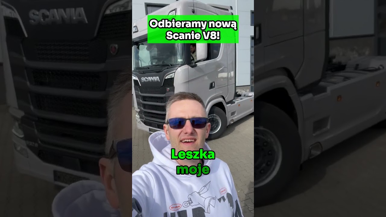 Nowa Scania V8 #kierowcazawodowy #biznes #ciężar&oacute;wki #kierowca #samochody #scania #kierowca