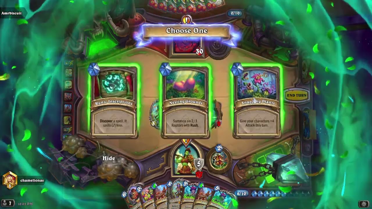 Hearthstone (Standard) - Control Warrior vs Imbue Rogue