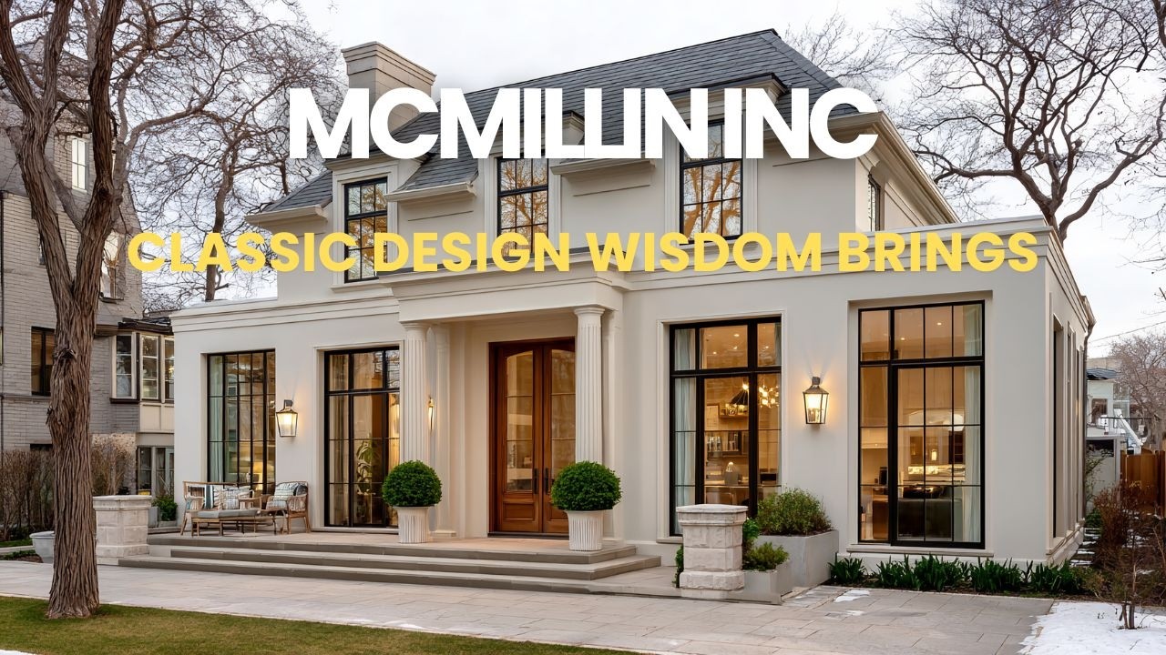 McMillin Inc Classic Design Wisdom Brings Timeless Winter Vintage Elegance to Your Home