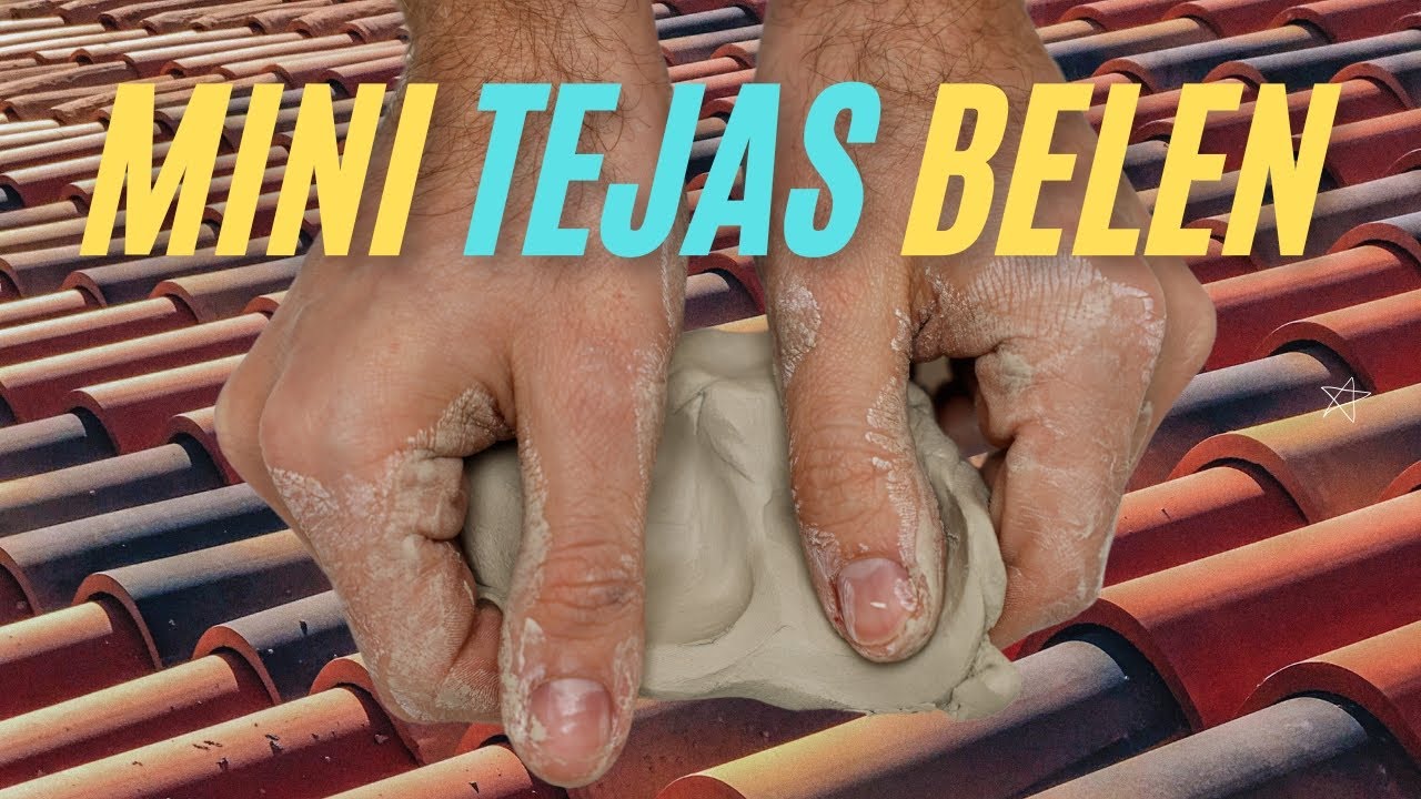 🏠 Cómo Hacer Tejas en Miniatura para Belén o Maqueta | Tutorial Paso a Paso
