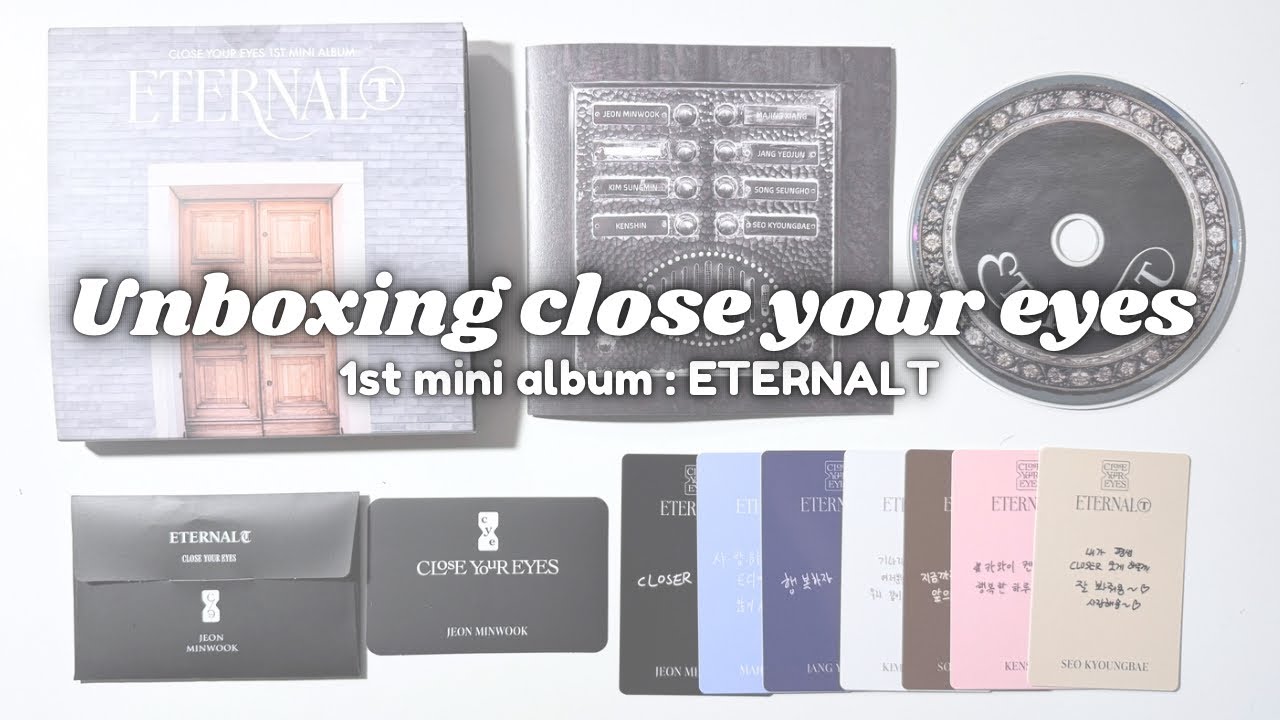 Unboxing Close your eyes 1st mini album ( ETERNALT ) #5