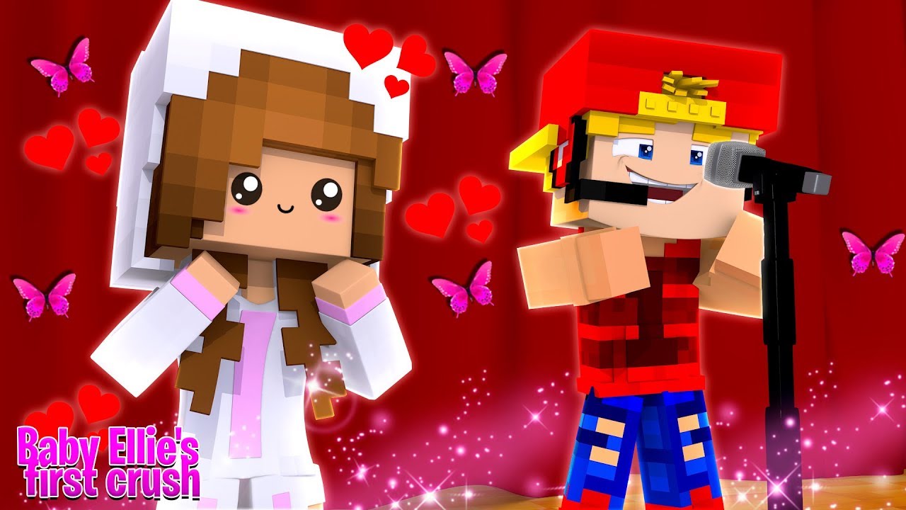 BABY ELLIE DATES A POP STAR !?? | Minecraft w/ Little Kelly