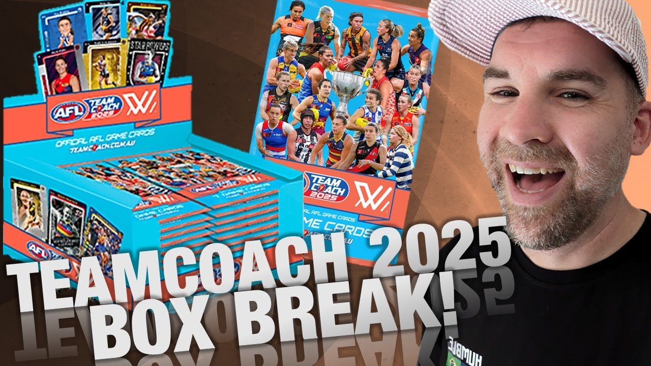 AFLW TeamCoach 2025 | Opening A Whole Box! I Love These Cards!!