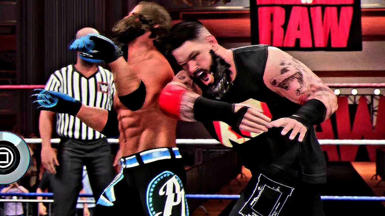 WWE 2K25 AJ STYLES VS KEVIN OWENS UNITED STATES CHAMPIONSHIP MATCH MONDAY NIGHT RAW 