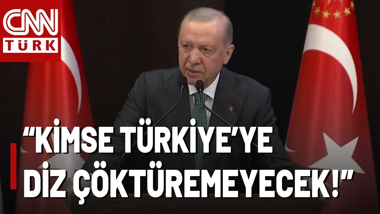 Erdoğan'dan D&uuml;nyaya Net Mesaj: Kimse T&uuml;rkiye'ye Diz &Ccedil;&ouml;kt&uuml;remeyecek!