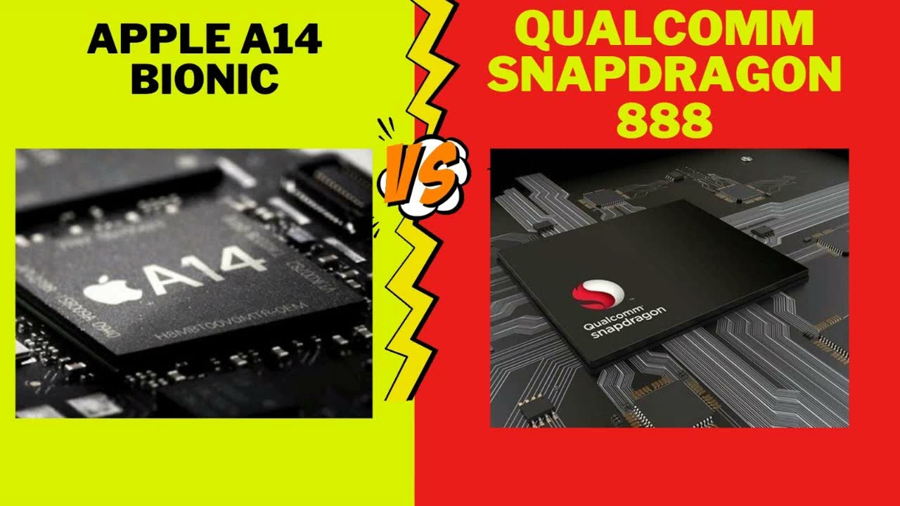 Difference between Apple A14 Bionic vs Qualcomm Snapdragon 888 - Small Comparison