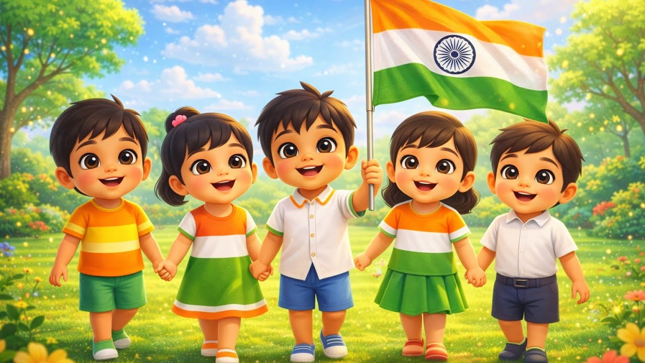Hum Nanhe Bacche Bharat Ke | Republic Day 2026 Song for Kids | Desh Bhakti Rhymes | Depto Kids