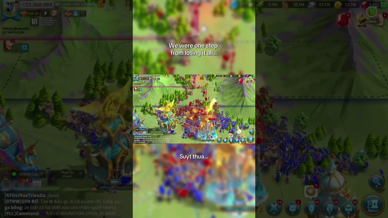 Kingdom 3308 vs 2377 - the fight was insane. #riseofkingdoms #3308 #kvk3308 #2377 #rok3308