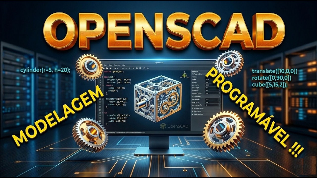 OPENSCAD aprenda e entenda e use !