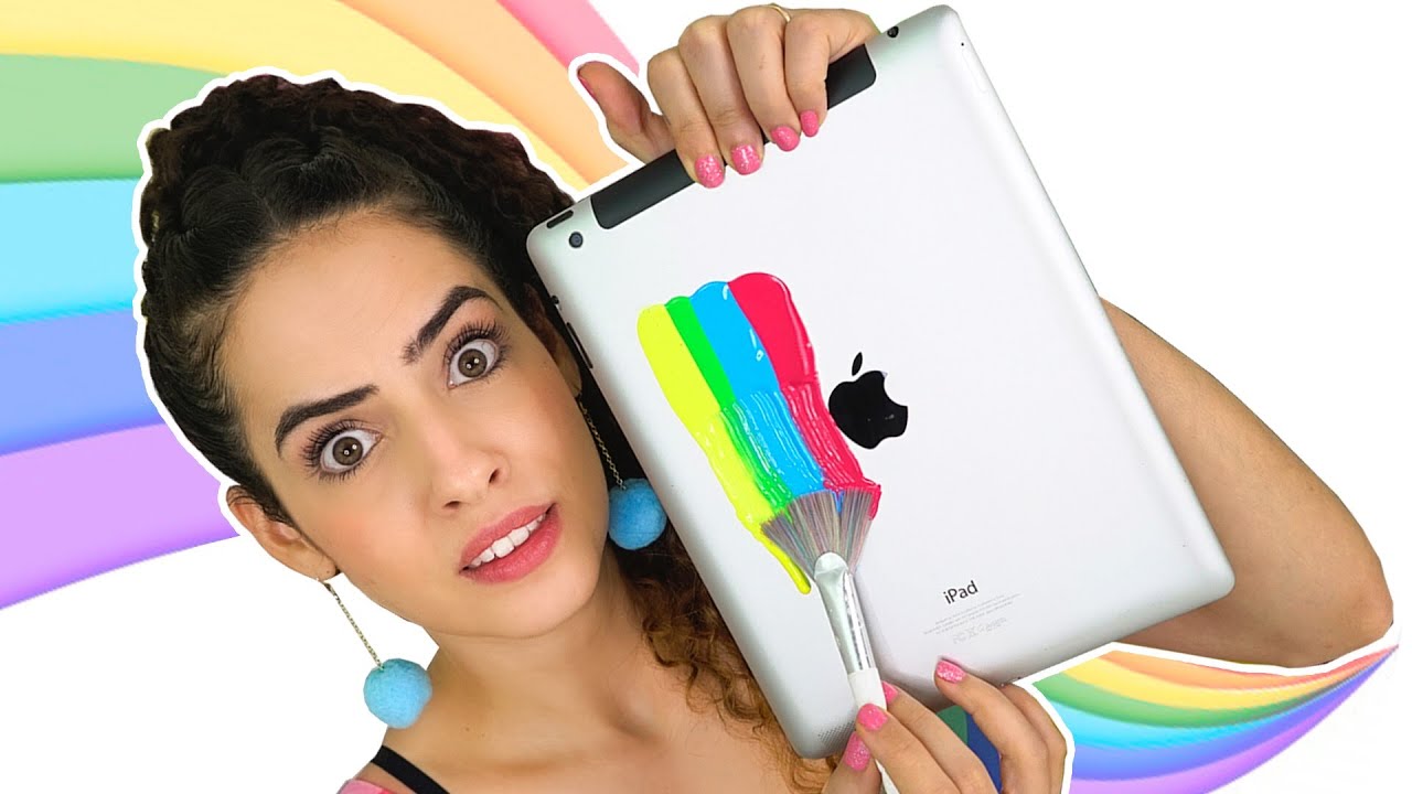 PINTANDO no meu IPAD! Ser&aacute; que estraguei? Paula Steph&acirc;nia
