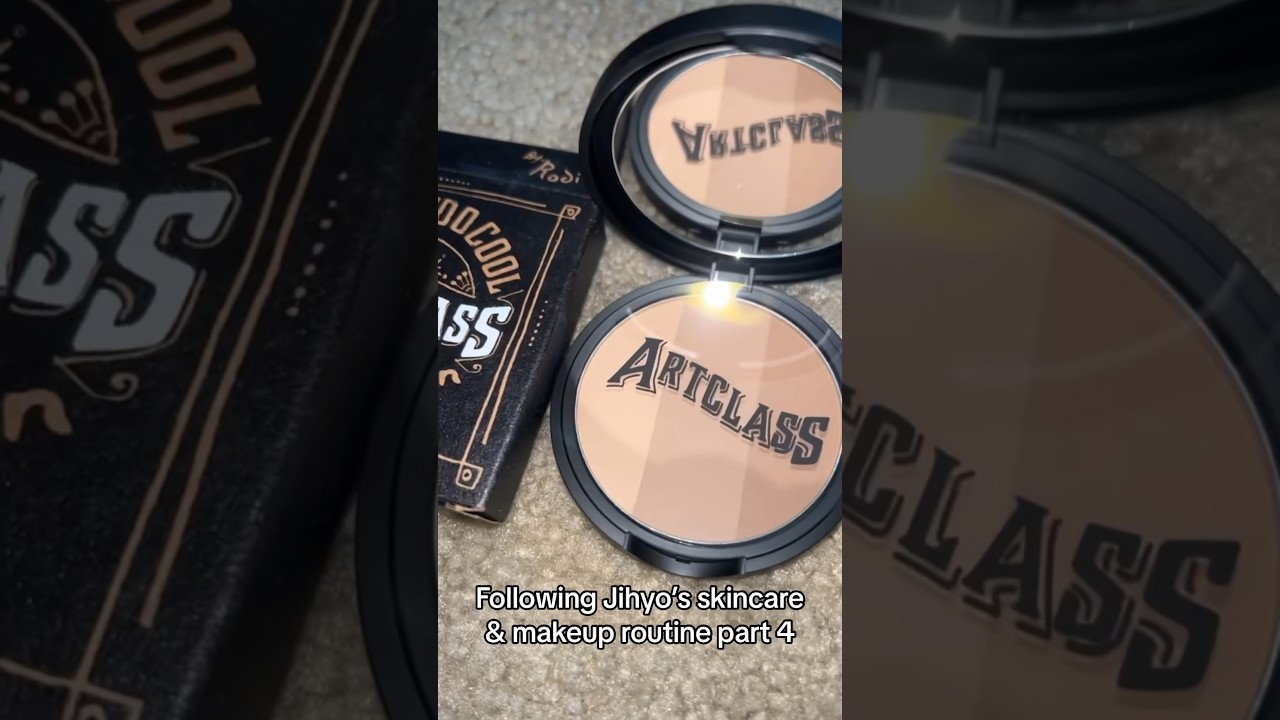 Following Twice Jihyo skincare & makeup part 4 Contour: Light Nude Daily Makeup