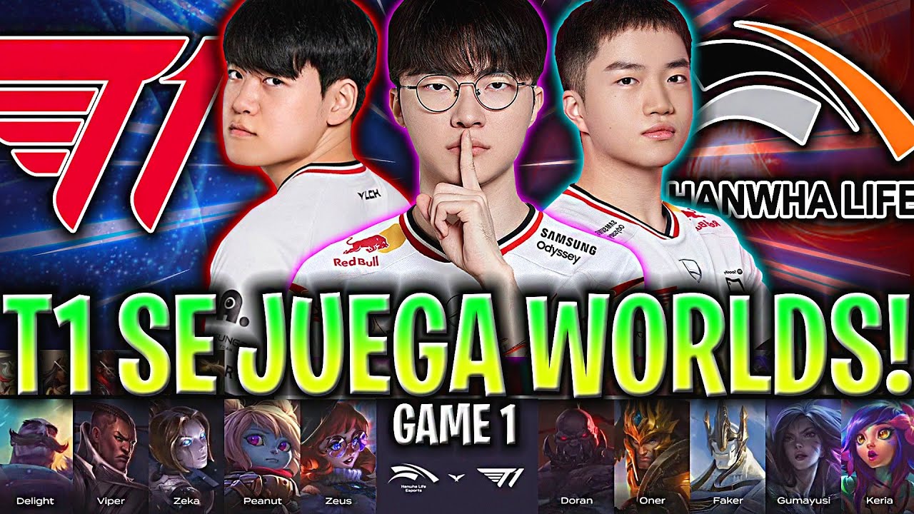 T1 SE JUEGA IR A WORLDS CONTRA ZEUS!😱 | T1 vs HLE GAME 1 LCK SUMMER PLAYOFFS 2025 en ESPAÑOL