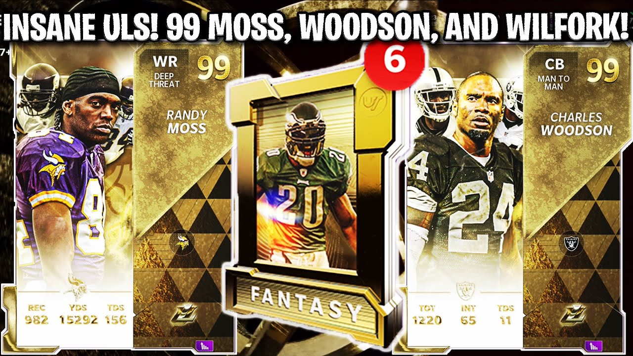 UL BUNDLE! INSANE UL CONTENT! ULTIMATE LEGENDS 99 MOSS, WOODSON, AND WILFORK! | MADDEN 21