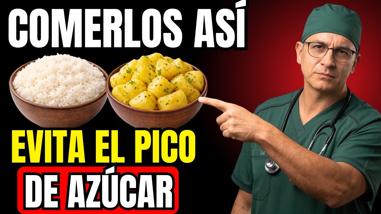 Cómo comer ARROZ y PAPA SIN CAUSAR PICOS de AZÚCAR en la sangre (El Truco que Nadie Conoce)