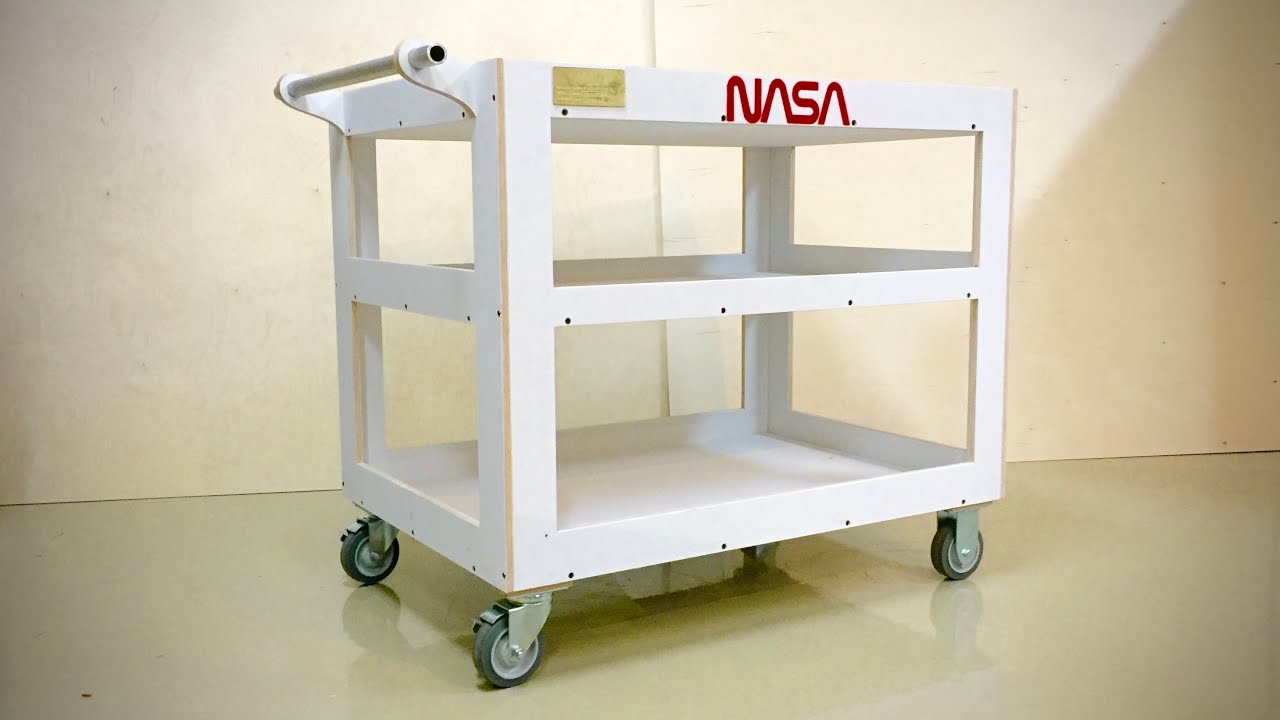 Wooden Utility Cart - Tom Sachs Insprired